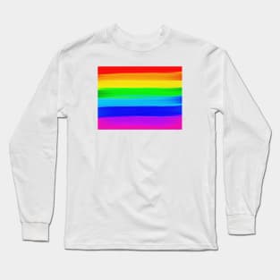 Rainbow Stripes Long Sleeve T-Shirt